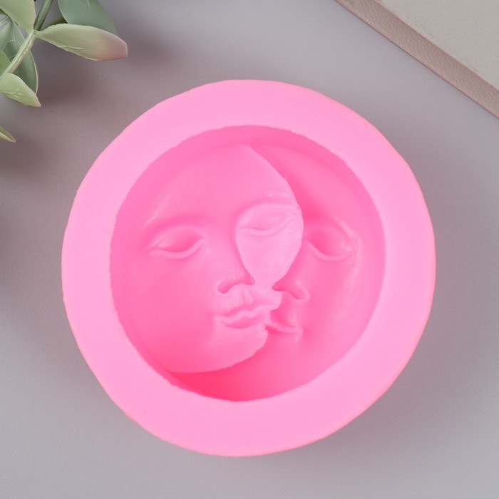 Молд силикон Молд силикон "Луна и месяц" d=8,5см