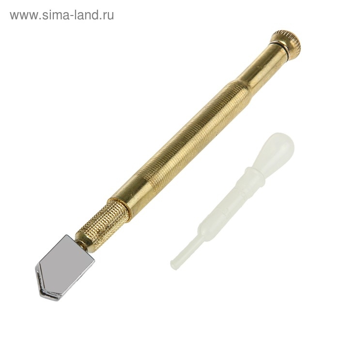 Стеклорез ТУНДРА, масляный, металлическая рукоятка Стеклорез ТУНДРА, масляный, металлическая рукоятка