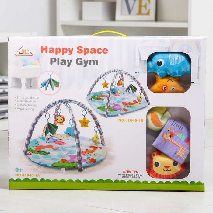 Развивающий коврик «Слоник», с дугами, квадратный, 76х76х0,5 Развивающий коврик «Слоник», с дугами, квадратный, 76х76х0,5