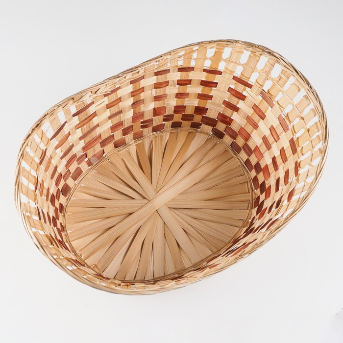 Корзина  Корзина "Ладья", большая, 47х33х22 см, бамбук