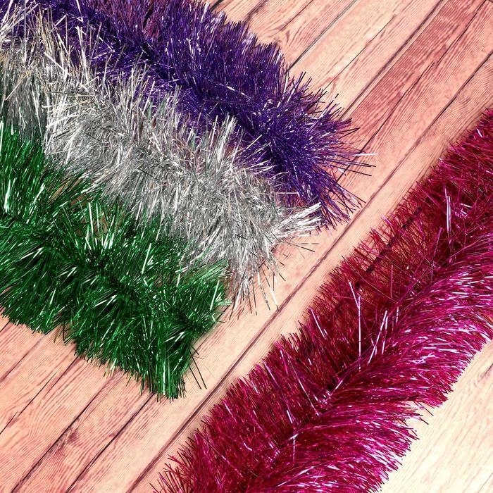 Мишура  Мишура "Фиолет" d-12 см, 200 см, микс