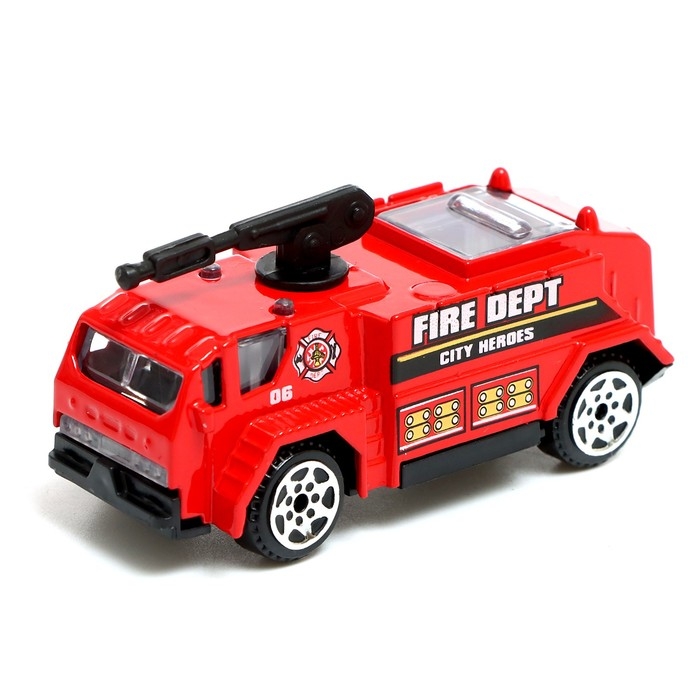 Машина металлическая «Спецслужбы» в банке, цвет МИКС Машина металлическая «Спецслужбы» в банке, цвет МИКС