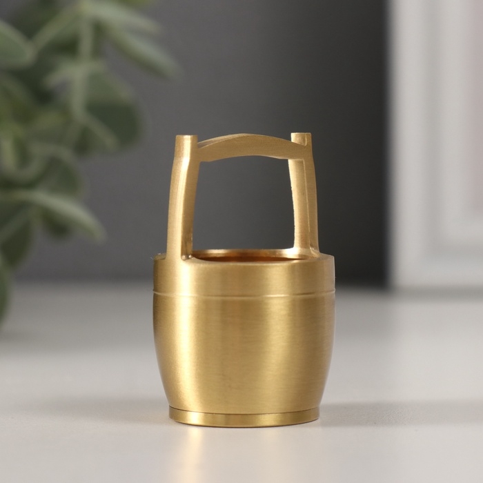 Сувенир латунь Сувенир латунь "Чаша богатства" 3х3х5 см