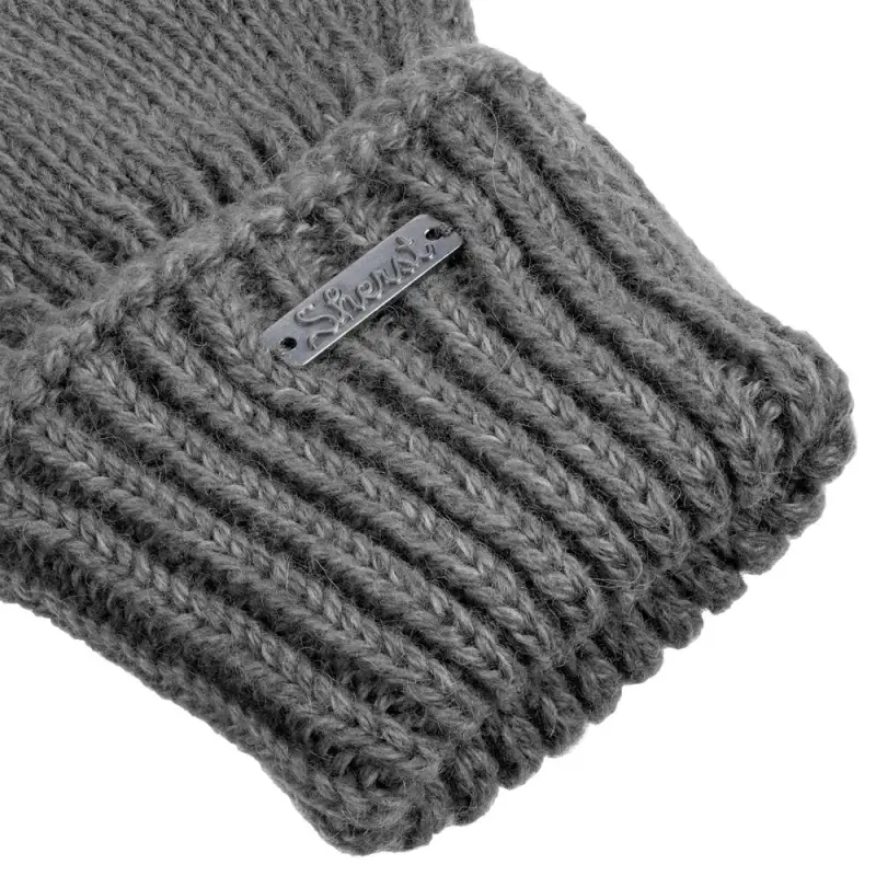 Перчатки Alpine, серый меланж, размер S/M Перчатки Alpine, серый меланж, размер S/M