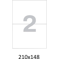 Этикетки самоклеящиеся кауч.к 2 10х148 2шт/л А(100л/уп)