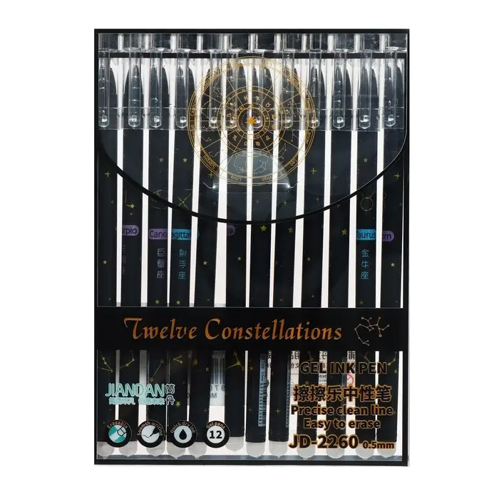 Ручка гелевая «Астрология», со стираемыми чернилами, стержень синий, МИКС Ручка гелевая «Астрология», со стираемыми чернилами, стержень синий, МИКС