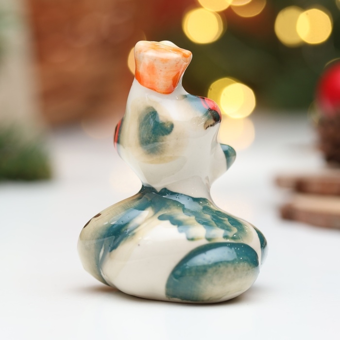 Новый год. Сувенир Новый год. Сувенир "Змея Скарапея", гжель, цвет