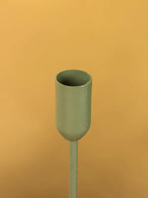 Подсвечник на 1 свечу текстурный  Подсвечник на 1 свечу текстурный "Болотный" 8х8х25,5 см