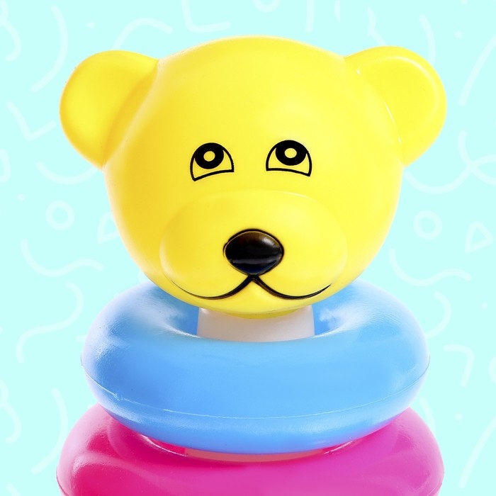 Пирамидка «Мишка», 5 колец Пирамидка «Мишка», 5 колец