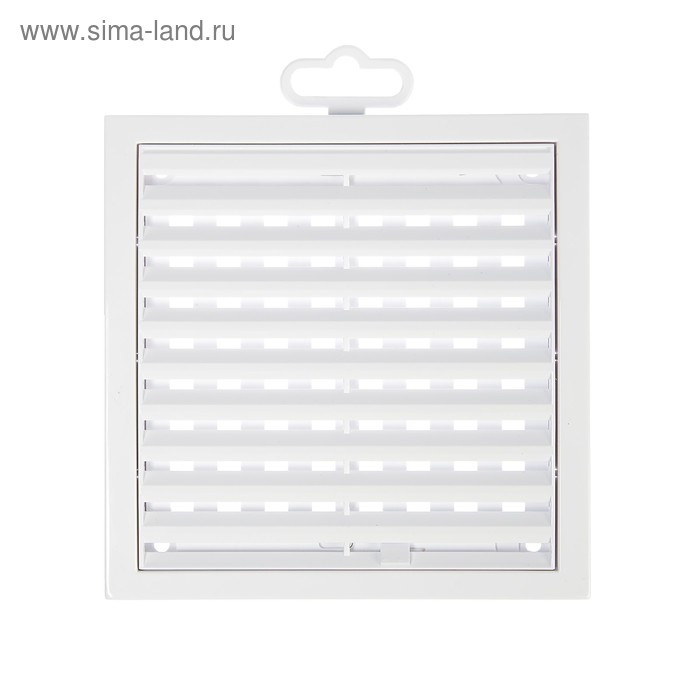 Решетка вентиляционная ERA 1515РРП, 150х150 мм, с жалюзи, неразъемная, пластик Решетка вентиляционная ERA 1515РРП, 150х150 мм, с жалюзи, неразъемная, пластик