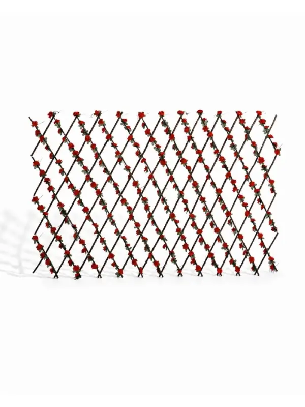 Ограждение декоративное &laquo;Розы&raquo; 200&times;75 см, Greengo