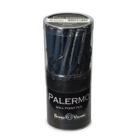 Ручка шариковая автомат. PALERMO син-чер.мет.кор,0,7мм син 20-0250/05