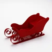 Подарочный набор новогодний в санях: гель для душа 2 шт., соль для ванны и мочалка, URAL LAB Подарочный набор новогодний в санях: гель для душа 2 шт., соль для ванны и мочалка, URAL LAB