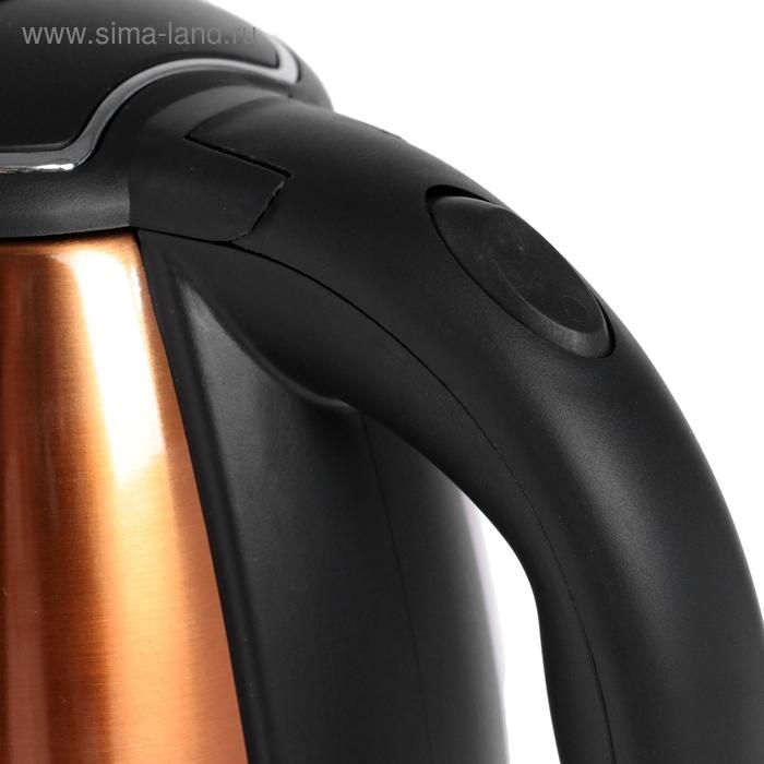 Чайник электрический  Чайник электрический "Матрёна" MA-002, металл, 1.8 л, 1500 Вт, цвет "медь"