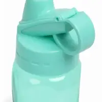 Бутылка для воды спортивная, прозрачная, 450 мл, 20&times;8 см, пластиковая, бирюзовая
