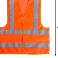 Жилет сигнальный, светоотражающий, 3 класс, размер L, 60 г/м&sup2;, оранжевый