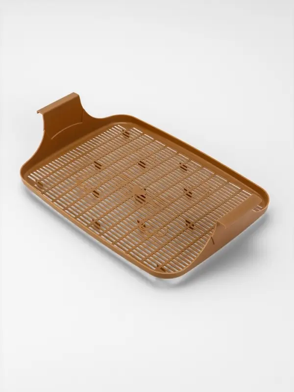 Туалет с сеткой, 44&times;33&times;11.5 см, капучино