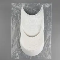 Козырёк для кепки, гнутый, 7×17.5×6 см, белый, цена за 1 штуку