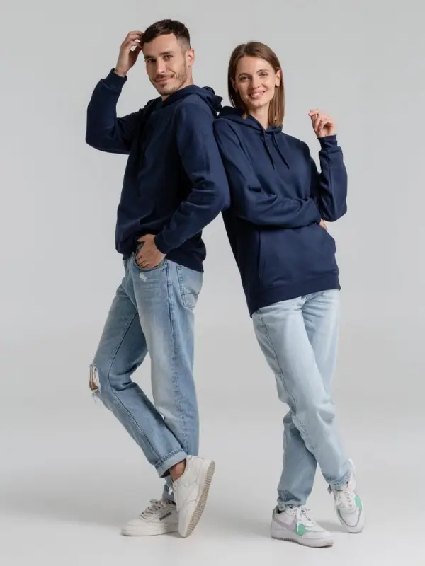 Толстовка с капюшоном Snake II темно-синяя, размер XS Толстовка с капюшоном Snake II темно-синяя, размер XS