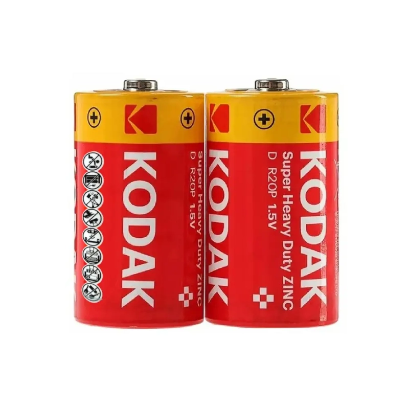 Батарейка Kodak Extra R20 D Shrink 2 Heavy Duty 1.5V Батарейка Kodak Extra R20 D Shrink 2 Heavy Duty 1.5V