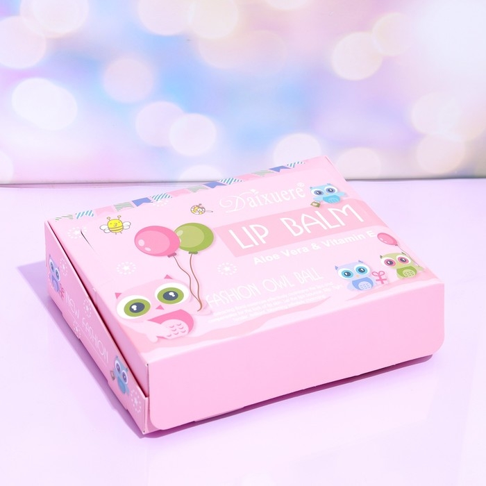 Бальзам для губ «Сова», микс цветов и ароматов Бальзам для губ «Сова», микс цветов и ароматов