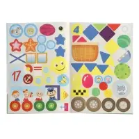 Книжка с наклейками "Едем, летим, плывём", 16 стр