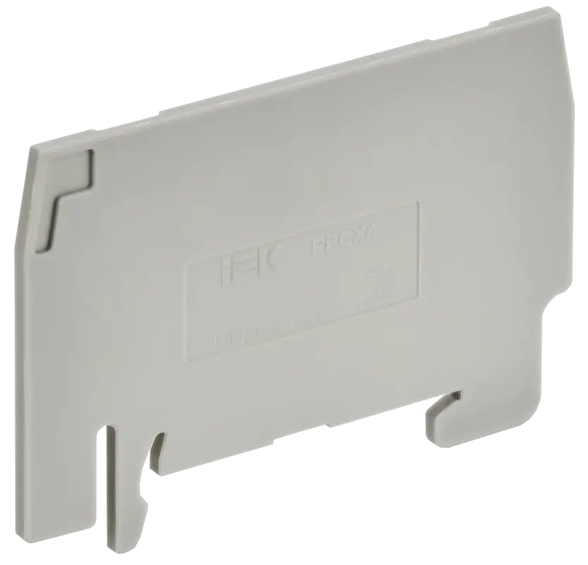 ARMAFIX Разделитель PPCX4 для колодки клеммной CX2.5-CX4 серый IEK