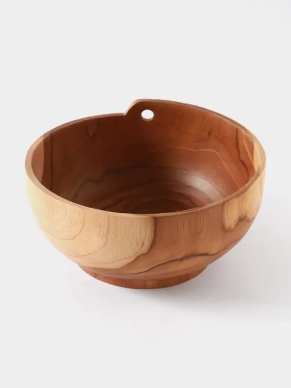 Салатник, 20&times;20&times;9 см, тиковое дерево