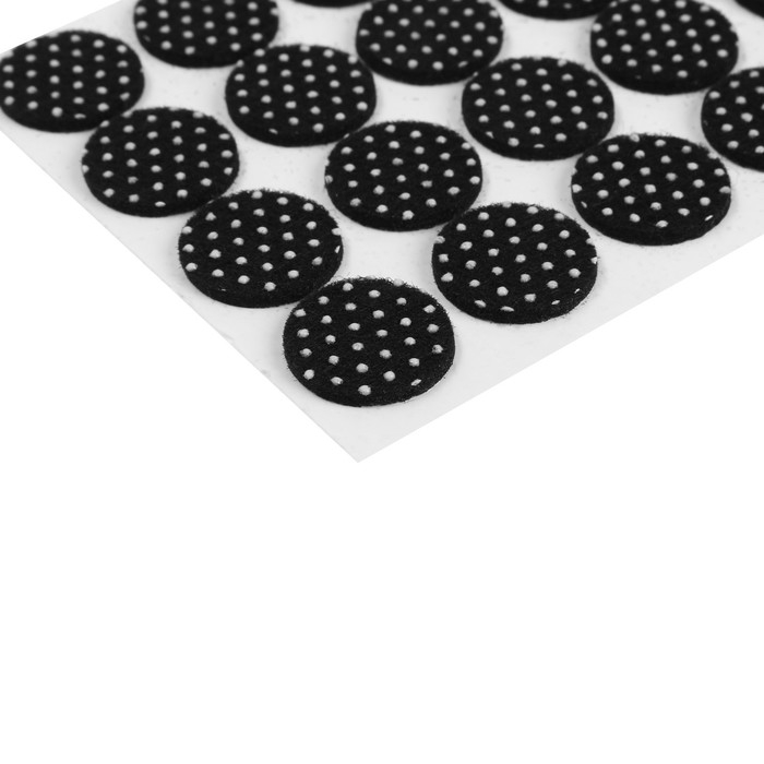 Накладка мебельная из войлока, d=18 мм, клейкая поверхность, 32 шт Накладка мебельная из войлока, d=18 мм, клейкая поверхность, 32 шт