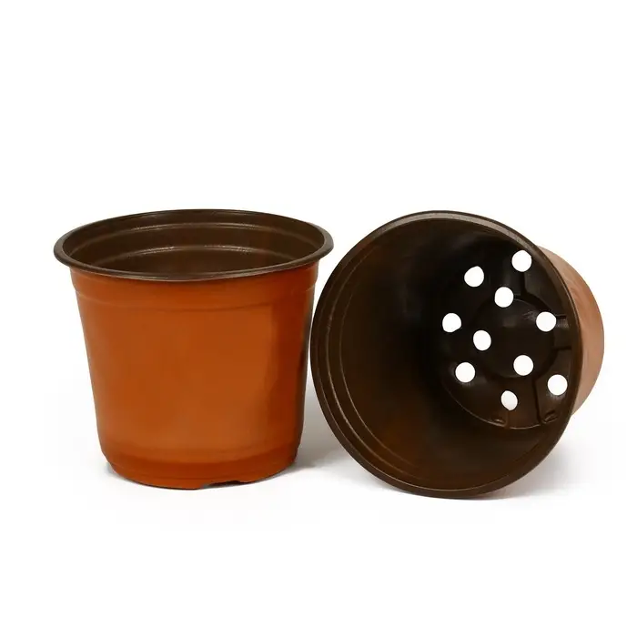 Горшок для рассады, 1.5 л, d=15.5 см, h=12.5 см, мягкий пластик, терракот, Greengo Горшок для рассады, 1.5 л, d=15.5 см, h=12.5 см, мягкий пластик, терракот, Greengo