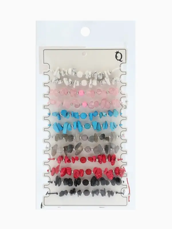 Браслет под натуральный камень &laquo;Крошка с бусиной&raquo;, шар №8, d=6 см, МИКС