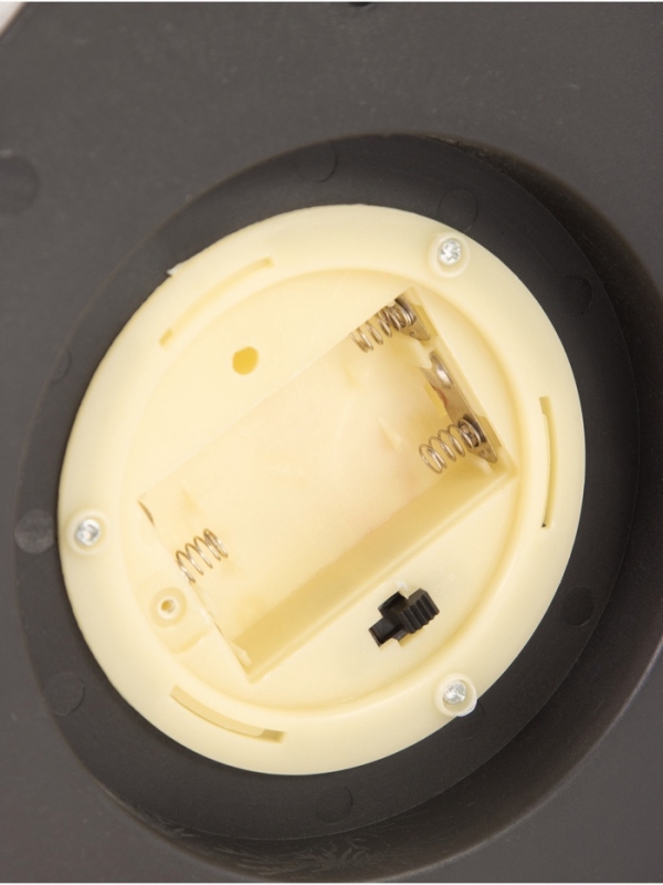 Светодиодная свеча в подсвечнике RISALUX «Восточные свечи», LED-ночник, 1.5 Вт, 3×ААА, 15.5×15.5×34 см