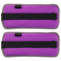 Утяжелители неопреновые ONLYTOP, 2 шт. &times; 0.5 кг, цвет фиолетовый