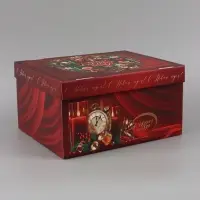 Коробка подарочная, складная 31.2&times;25.6&times;16.1 см &laquo;Роскошный Новый год&raquo;