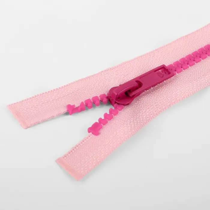 Молния «Трактор», №5, разъёмная, замок автомат, 80 см, розовая Молния «Трактор», №5, разъёмная, замок автомат, 80 см, розовая