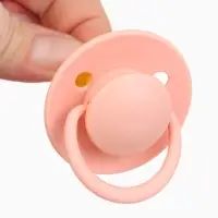 Соска - пустышка классическая, латекс, цв.персиковый, в контейнере, от 6 мес., M&B