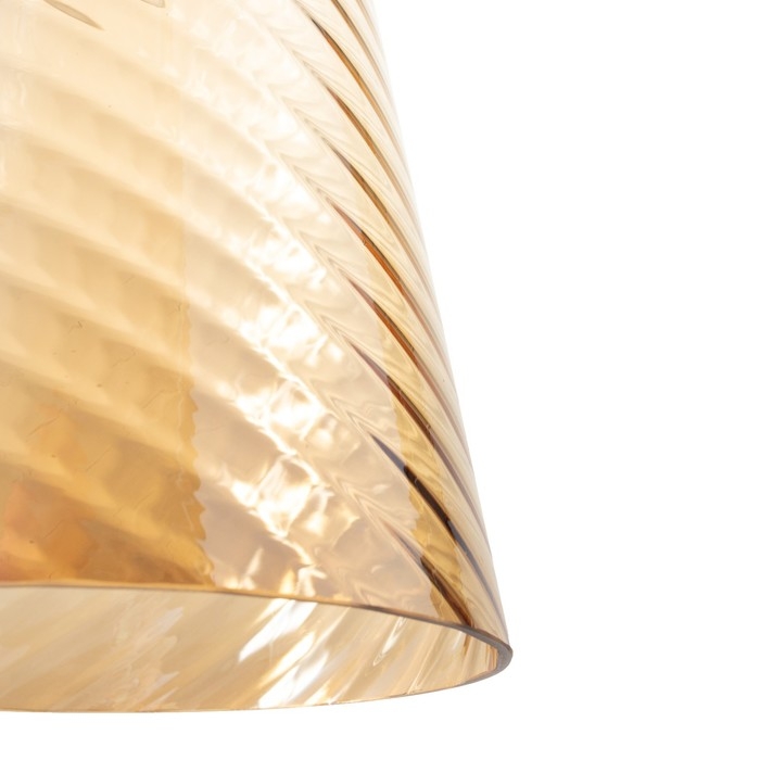 Светильник BayerLux Светильник BayerLux "Ритмо" E27 40Вт черный-янтарный 18х18х33-133 см