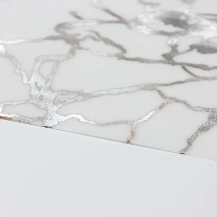 Салфетка сервировочная на стол «Мрамор», 45×30 см, цвет белый