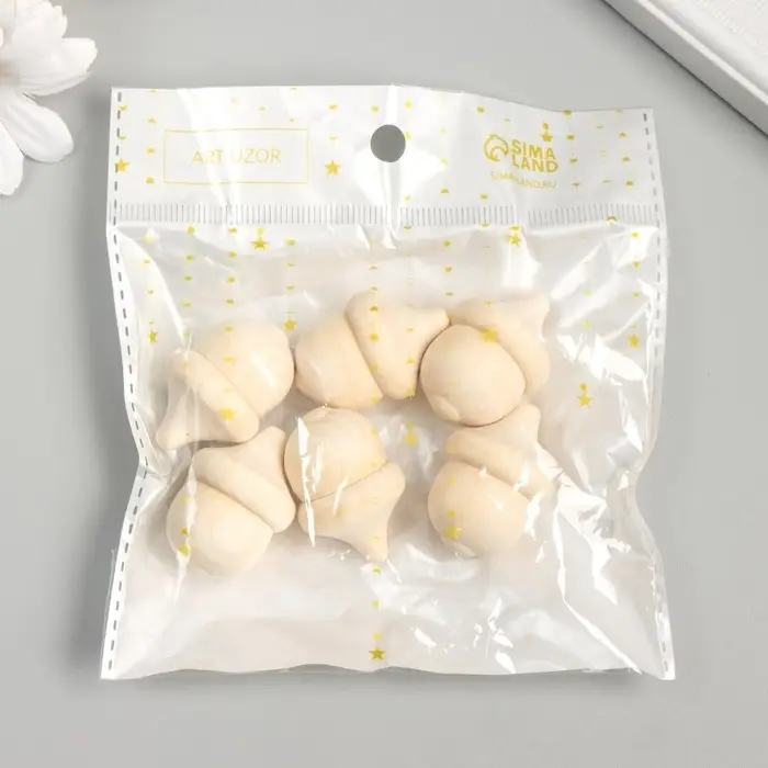 Декор для творчество дерево "Жёлудь" 3,6х2,4 см