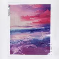 Алмазная вышивка полное заполнение &laquo;Пляж&raquo;, на холсте 40&times;50 см