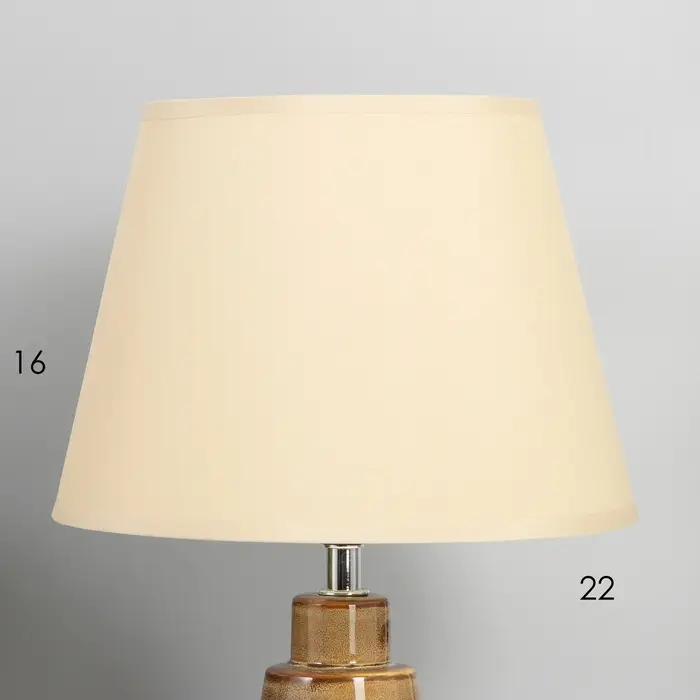 Лампа настольная RISALUX &laquo;Образ&raquo;, 40 Вт, Е14, золотистая, 23&times;23&times;32 см