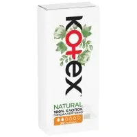 Прокладки &laquo;Kotex&raquo; Natural ежедневные, 20 шт.