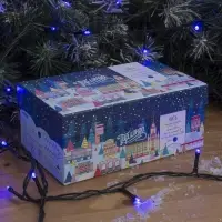 Гирлянда &laquo;Нить&raquo; 20 м, IP44, тёмная нить, 200 LED, свечение синее, 8 режимов, 220 В