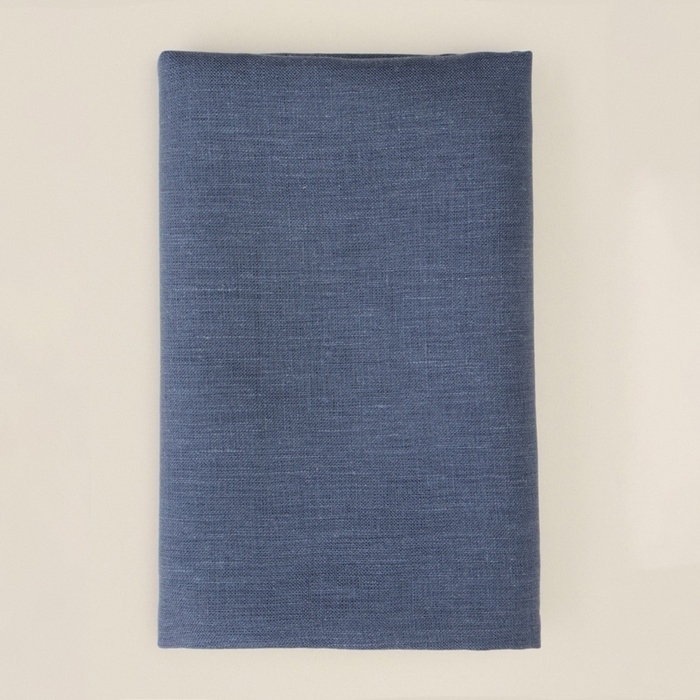 Декоративная наволочка SL Home Linen 40*40 см, цв. синий, 100%лён Декоративная наволочка SL Home Linen 40*40 см, цв. синий, 100%лён