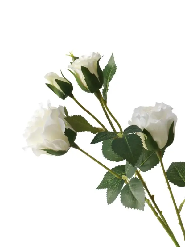 Цветы искусственные &laquo;Роза Августина галант&raquo;, d=6 см, h=55 см, белые