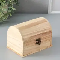 Шкатулка для росписи дерево &laquo;Сундук&raquo;, замок крючок, 18&times;12&times;12 см