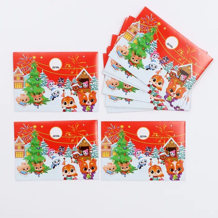 Адвент - календарь на новый год своими руками &laquo;Роспись по дереву&raquo;, набор для творчества