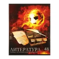 Набор предметных тетрадей Calligrata &laquo;Футбол&raquo;, 10 предметов, 48 листов, со справочным материалом, обложка из мелованного картона, блок офсет