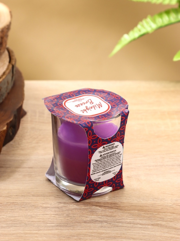 Свеча ароматическая "Candle" 100 гр, полуночный бриз