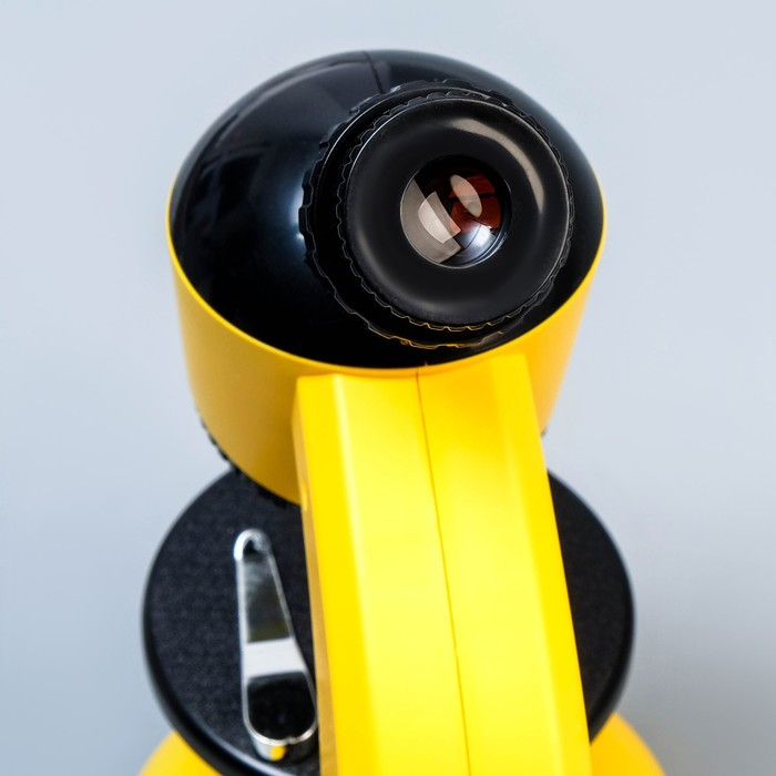 Микроскоп Микроскоп "Юный ученый" кратность до х1200, желтый, подсветка